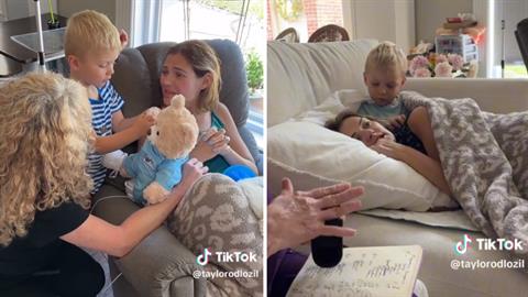 4χρονος που η μαμά του πεθαίνει από καρκίνο δέχτηκε το πιο συγκινητικό δώρο