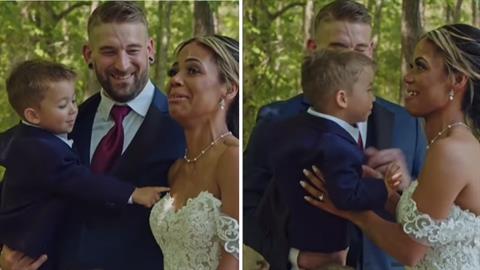 «Μαμά είσαι πανέμορφη»: νηπιάκι δεν παίρνει τα μάτια του από την νύφη μαμά του!