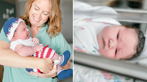 Μαμά γέννησε έναν υγιέστατο... γίγαντα 6 κιλών: «μοιάζει με μωρό 3 μηνών»