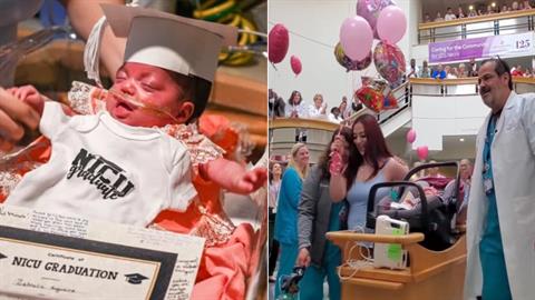 Γιατροί έκαναν αποχαιρετιστήριο πάρτι σε προωράκι που έζησε από θαύμα!