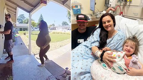 Ετοιμόγεννη γέννησε στο σπίτι της λίγα λεπτά αφότου γύρισε από το νοσοκομείο!