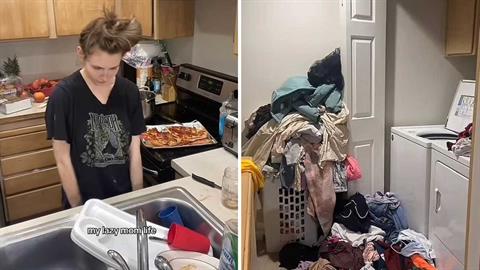 «Παρόλο που είμαι όλη μέρα στο σπίτι με τα παιδιά, τα πάντα είναι άνω κάτω!»