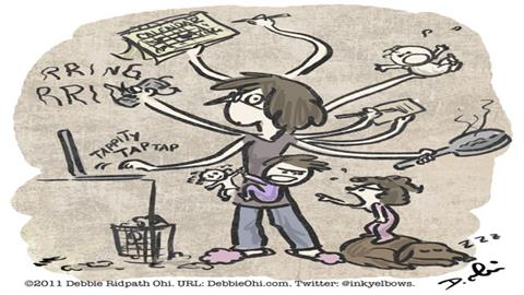 «Μαμά σημαίνει να σκέφτεσαι και να οργανώνεις τα πάντα για όλη την οικογένεια»