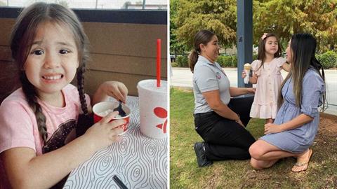 Σερβιτόρα έσωσε κοριτσάκι από πνιγμό με τη λαβή Χάιμλιχ