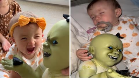 Μωράκι «ερωτεύτηκε» την πιο τρομακτική κούκλα - δεν την αποχωρίζεται ποτέ! 