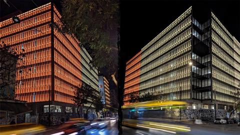 Φωταγωγήθηκε το εμβληματικό κτήριο Μινιόν!