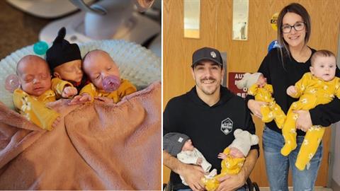 Πάλευαν 8 χρόνια για παιδί, αλλά φέτος θα κάνουν Χριστούγεννα με τα 4 μωρά τους! 