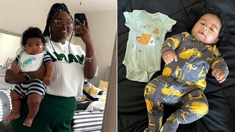 Μεγαλόσωμο μωράκι μοιάζει 1 έτους αλλά είναι μόνο... 4 μηνών!