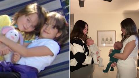 Παιδικές φίλες έμειναν έγκυες ταυτόχρονα και γέννησαν με 2 μέρες διαφορά!