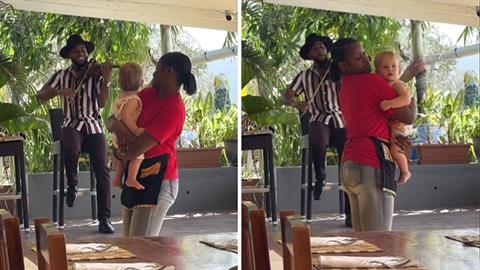 Σερβιτόρα παρηγόρησε νήπιο που έκλαιγε με λυγμούς για να φάει με ησυχία η μαμά του