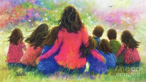 «Η αγάπη της μάνας δεν μοιράζεται, πολλαπλασιάζεται»: μια πολύτεκνη μαμά συγκινεί