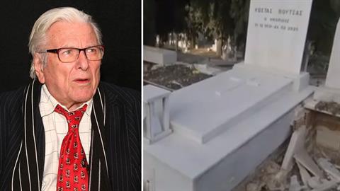 Άγνωστοι έσπασαν τον τάφο του Κώστα Βουτσά 