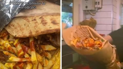 Σουβλατζίδικο φτιάχνει πιτόγυρο γίγας και δίνει δώρο iPhone σε όποιον το «καταφέρει»! 