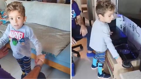 Ο Παναγιώτης Ραφαήλ σηκώνεται, περπατάει και... διαλέγει τη μουσική του σπιτιού! 