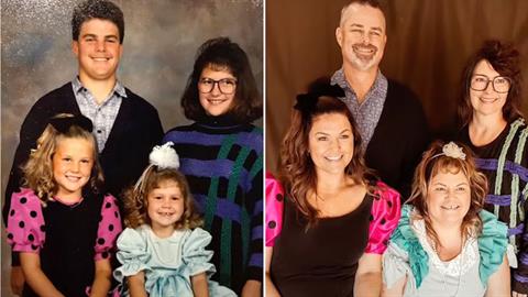 Αδέρφια τράβηξαν την ίδια φωτογραφία, 34 χρόνια αργότερα