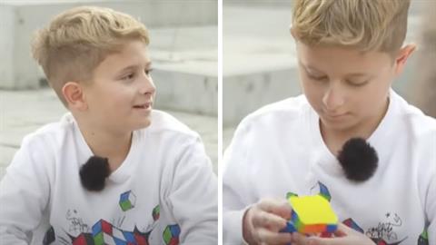 Ο 11χρονος Δημήτρης από τα Τρίκαλα λύνει τον κύβο του Ρούμπικ σε 17 δευτερόλεπτα!