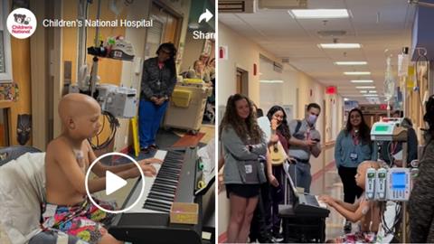 Αγοράκι με καρκίνο έδωσε μια μοναδική συναυλία στο νοσοκομείο που νοσηλεύεται!