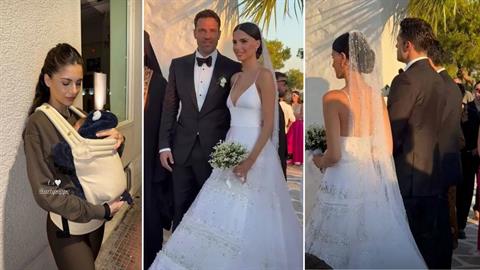 Ο Κ. Αργυρός και η Α. Νίκα παντρεύτηκαν και περιμένουν το 2ο παιδί τους!