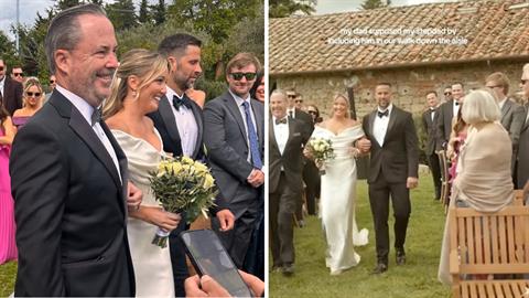 Μπαμπάς και πατριός παρέδωσαν μαζί την κόρη τους στον γαμπρό: «είναι κι οι 2 μπαμπάδες μου»