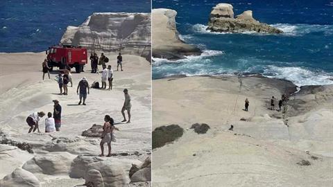 Τραγωδία στη Μήλο: ζευγάρι πνίγηκε στο Σαρακήνικο λόγω ισχυρών ανέμων