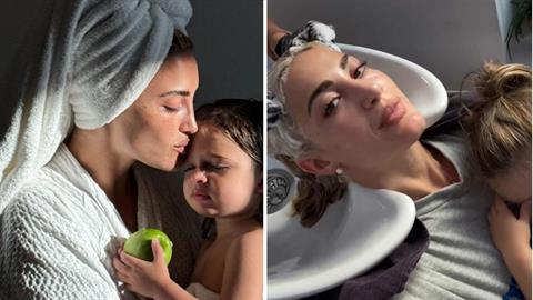 Ι. Τούνη: δεν αποχωρίζεται τον γιο της ούτε στο... κομμωτήριο! 