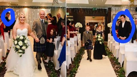 Νύφη αναρωτιόταν για 4 χρόνια ποιος ήταν ο άγνωστος καλεσμένος στις φωτογραφίες του γάμου της