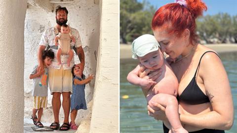 Π. Μπαλτατζή: «Η ζωή με 3 παιδιά είναι σαν ένας πίνακας γεμάτος χρώματα»