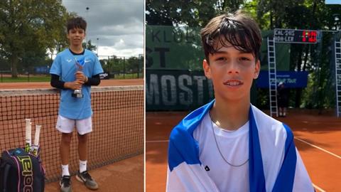 Ο 13χρονος τενίστας Ραφαήλ Παγώνης στην κορυφή της Ευρώπης - κατέκτησε 8 τίτλους σε 1 χρονιά