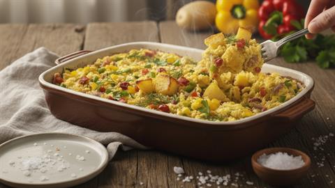 Πατάτες με αυγά στον φούρνο: η πιο εύκολη και θρεπτική συνταγή