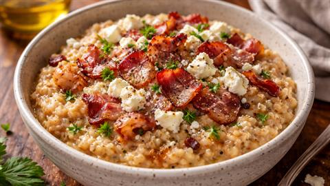 Τραχανάς με φέτα και μπέικον: το απόλυτο χειμωνιάτικο φαγητό