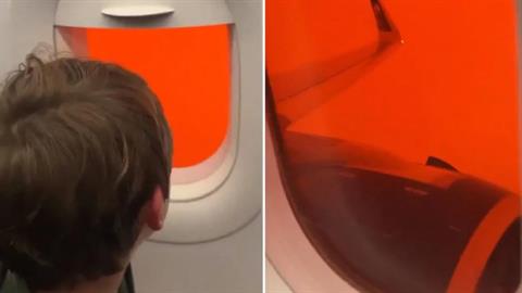 Επιβάτες αεροπλάνου κατέγραψαν τον κατακόκκινο ουρανό της Κρήτης!