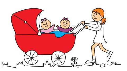 Βγαίνοντας από το μαιευτήριο με δίδυμα