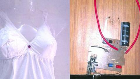 Σουτιέν που προστατεύει από τους βιασμούς με ηλεκτροσόκ