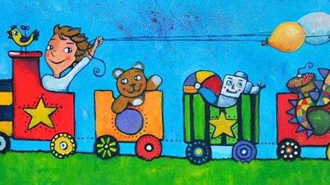 Διακόσμηση τοίχου για το παιδικό δωμάτιο