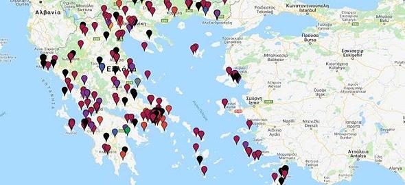 SexHarassMap: Ο χάρτης που καταγράφει τα περιστατικά βίας κατά των γυναικών στην Ελλάδα