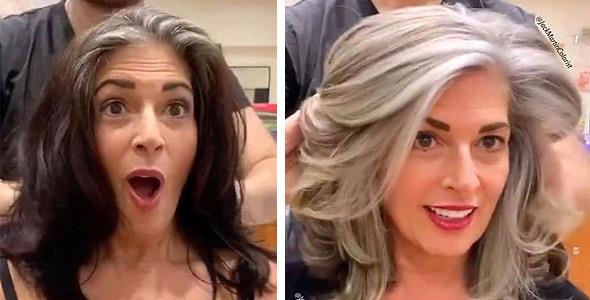 Γυναίκες αφήνουν άσπρα τα μαλλιά τους και το αποτέλεσμα είναι εντυπωσιακό!